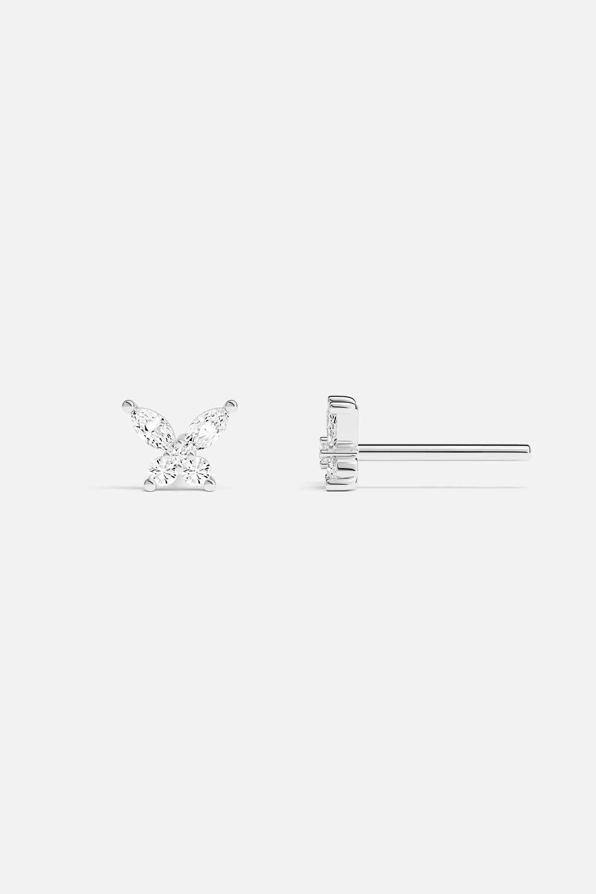 APM Monaco Butterfly Stud Earrings