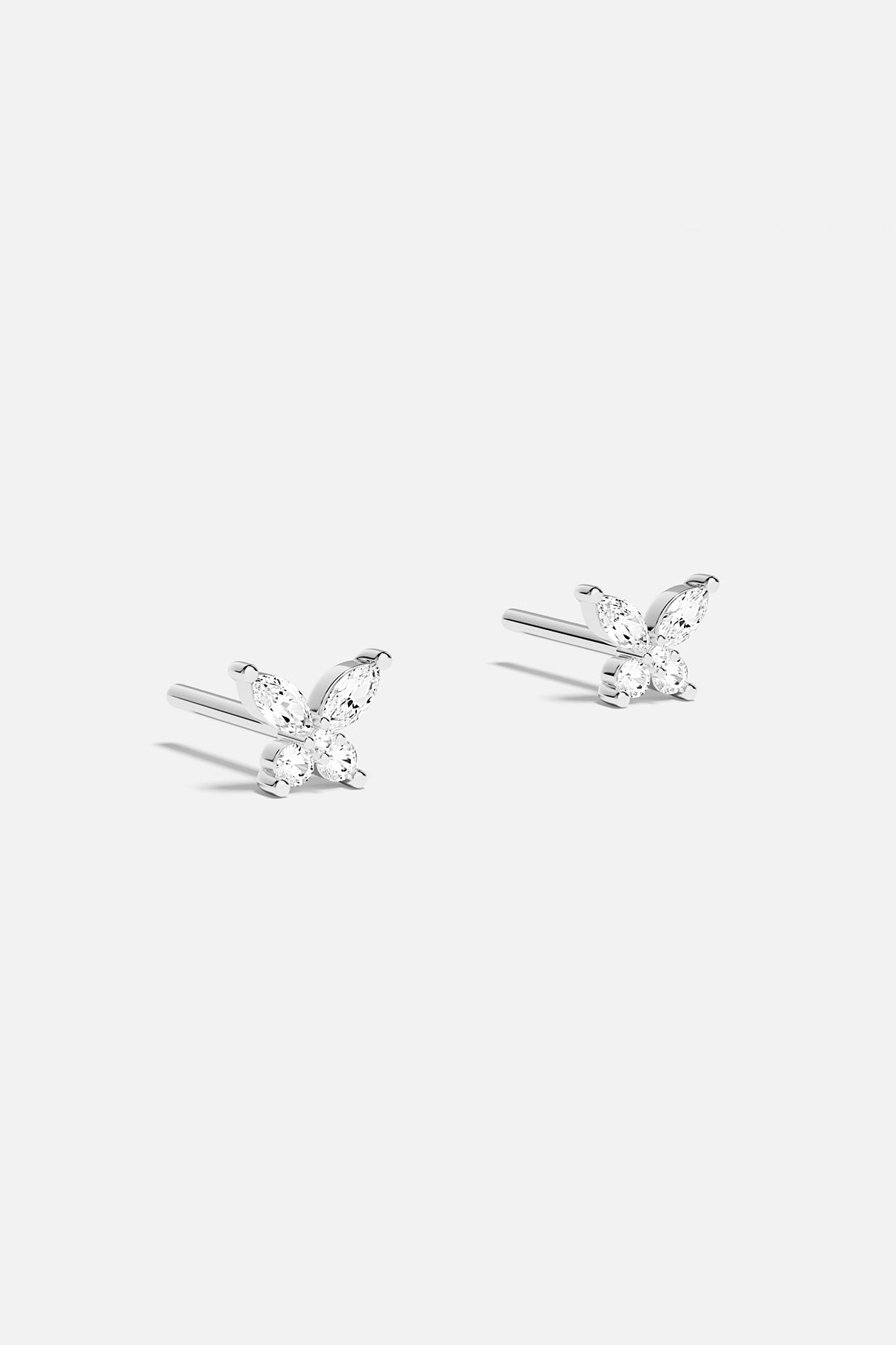 APM Monaco Butterfly Stud Earrings