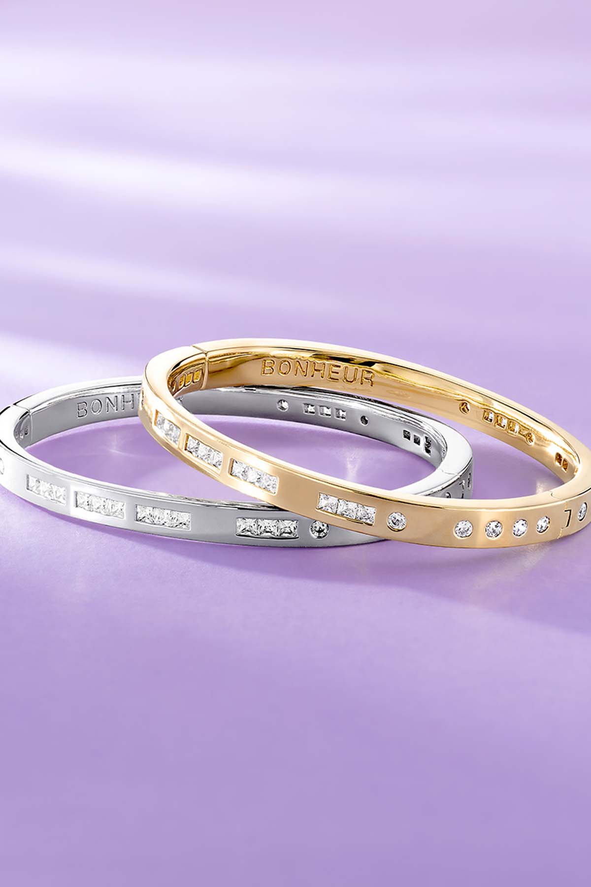 BONHEUR Morse Code Bangle - APM Monaco
