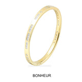 BONHEUR摩斯密码手镯-银白色