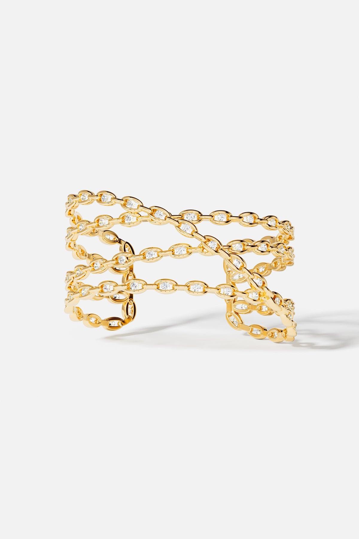 Pavé Chain Cuff