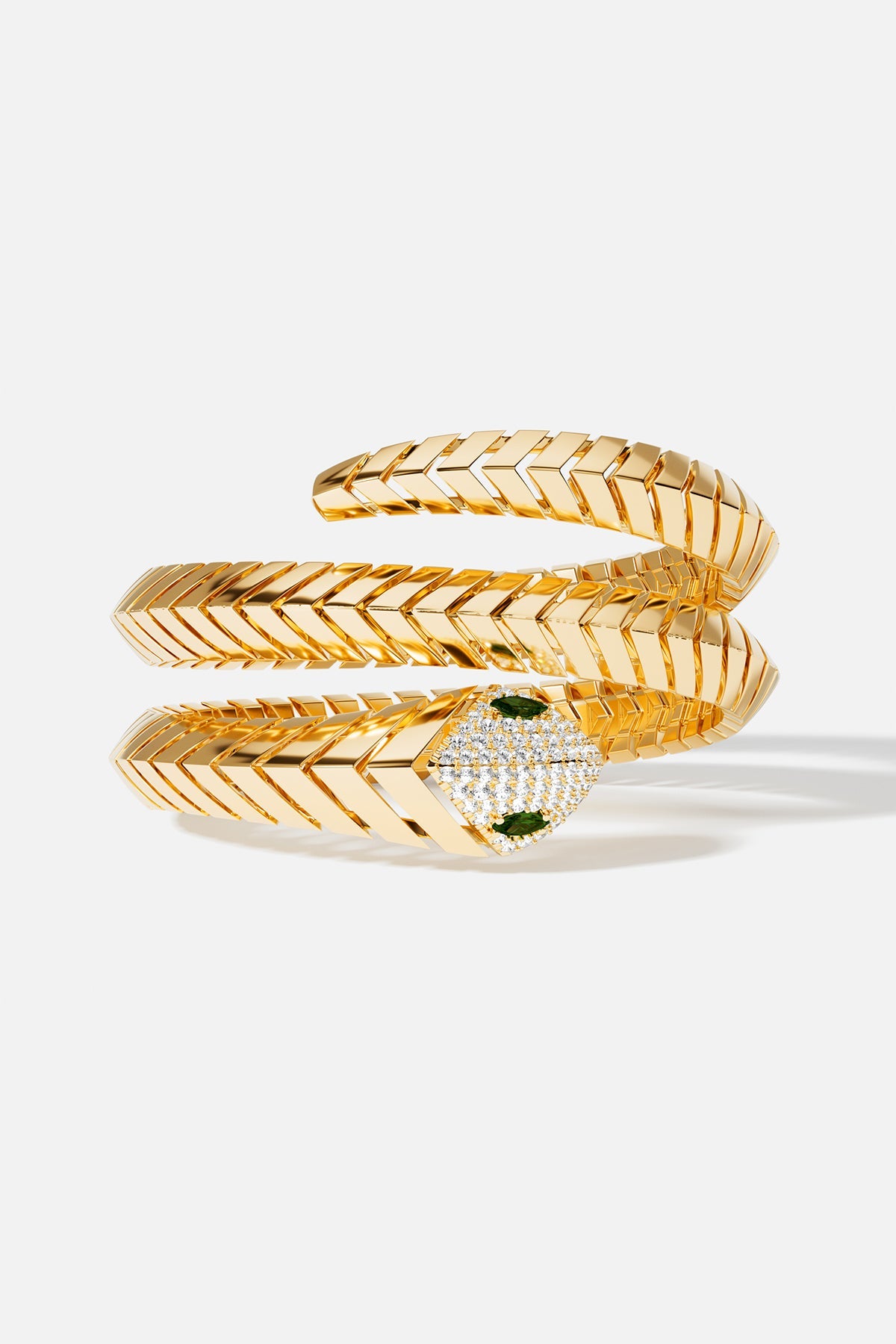 Kaa Double Wrap-Around Bangle