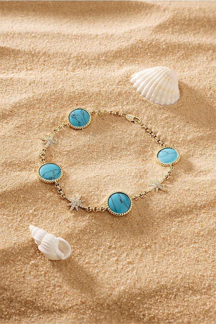 APM Monaco Lagoon Météorites Bracelet on warm beach