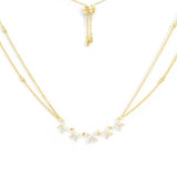 Butterflies Double Chain Adjustable Necklace