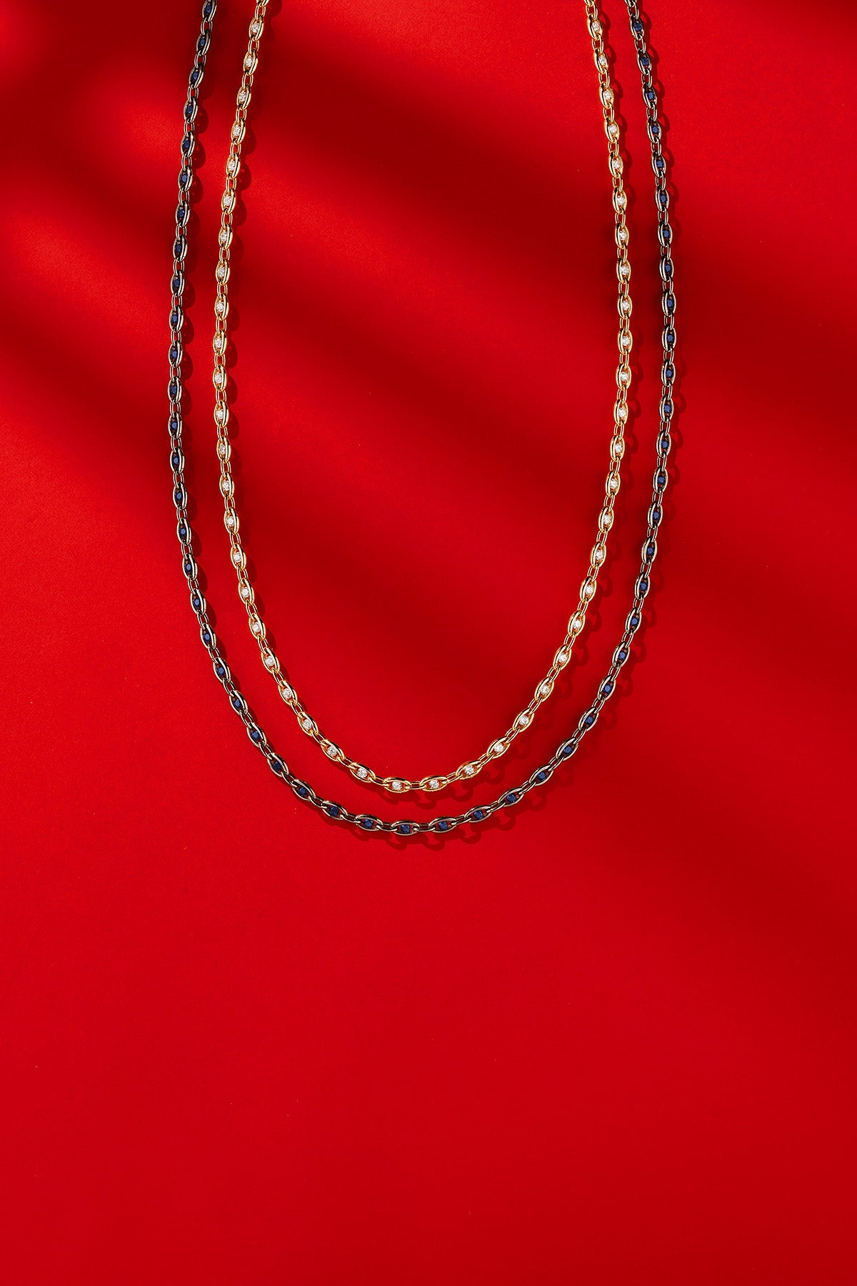 Pavé Chain Adjustable Necklace