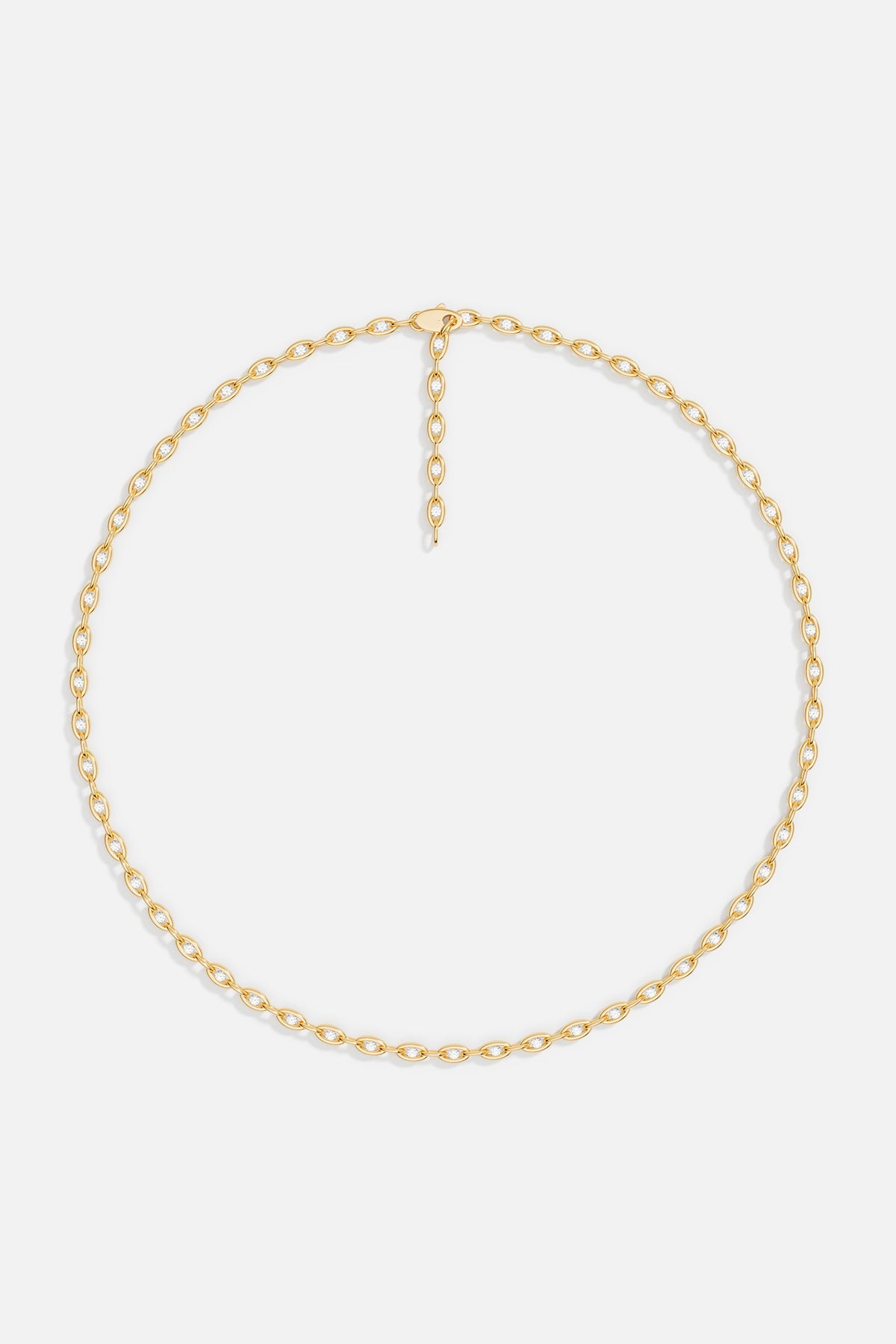 Pavé Chain Adjustable Necklace