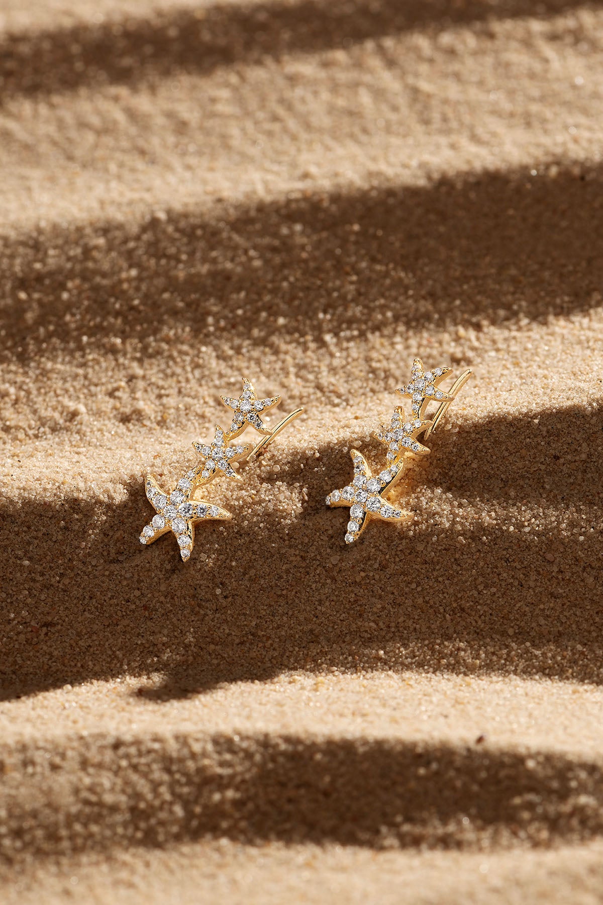 Sea Star Climber Earrings