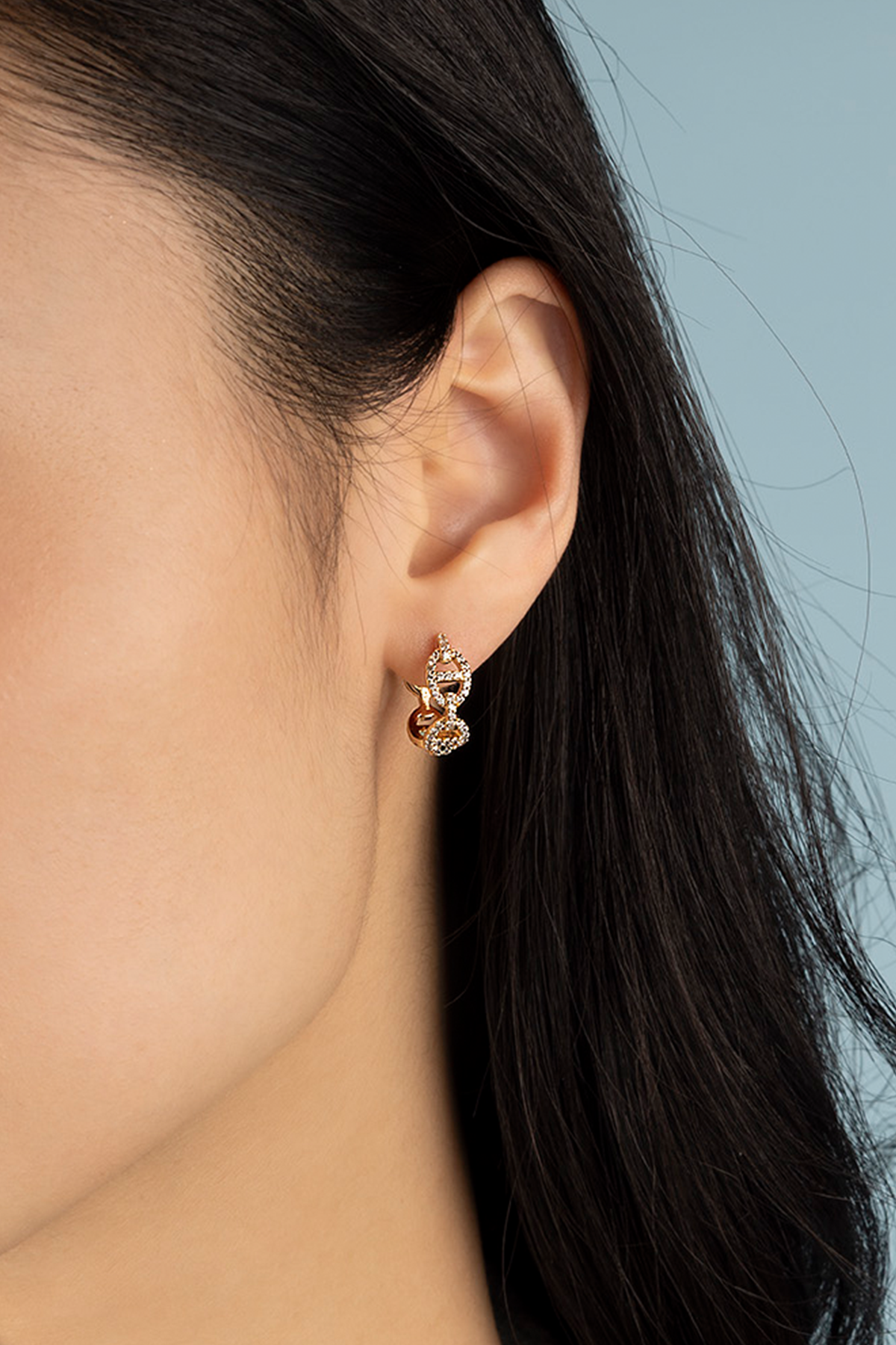 Maille Marine Hoop Earrings