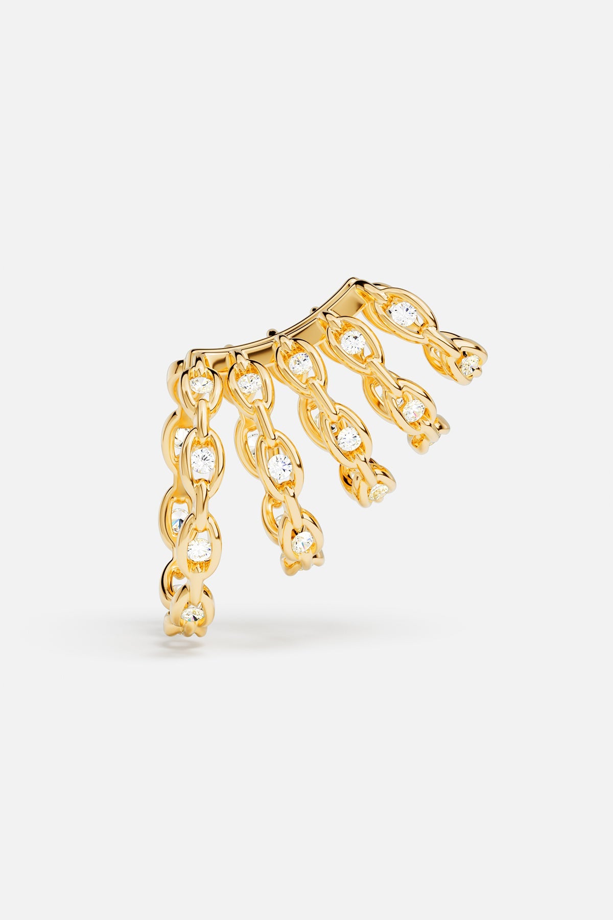 Pavé Chain Ear Cuff