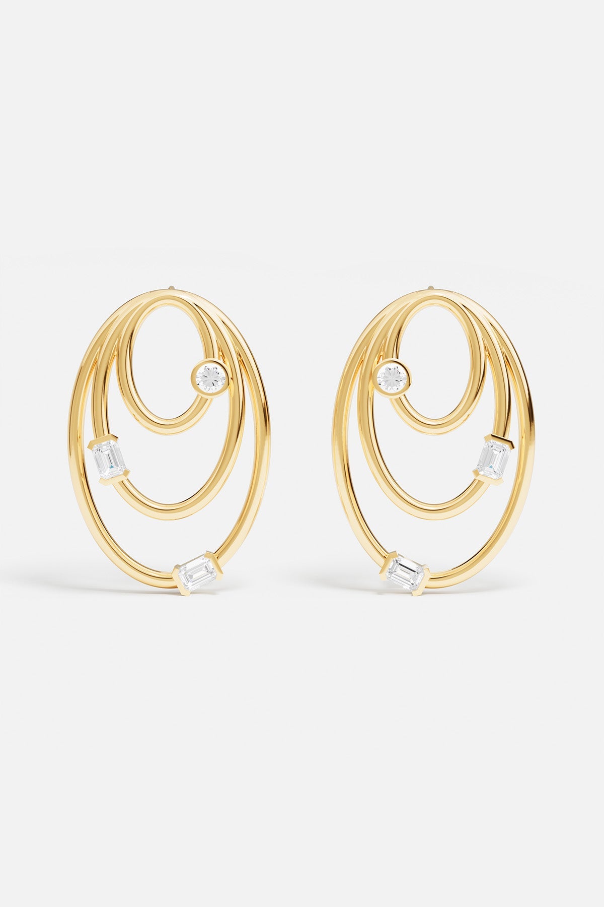 Triple Éclat Earrings