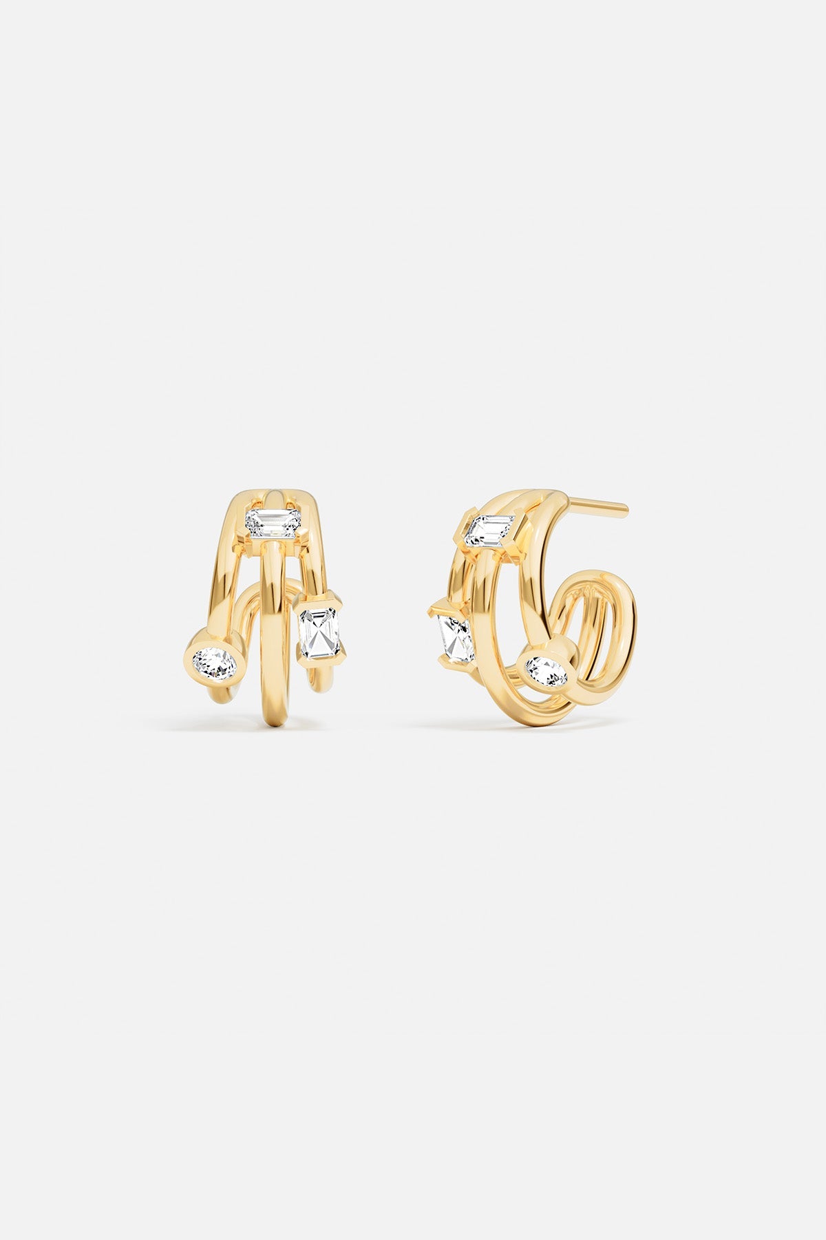 Triple Éclat Earrings