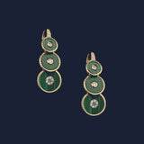 Malachite Drop Earrings