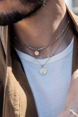 Embellished Météorites Adjustable Necklace