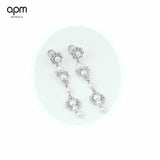 Pearl Flowers Drop Earrings