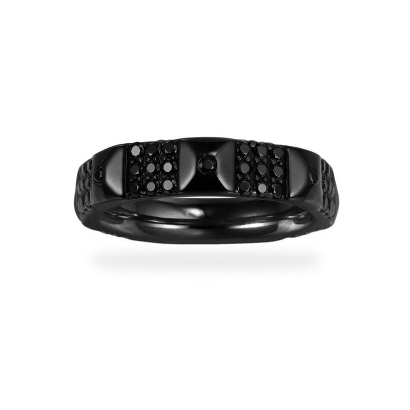 Black Geometric Ring
