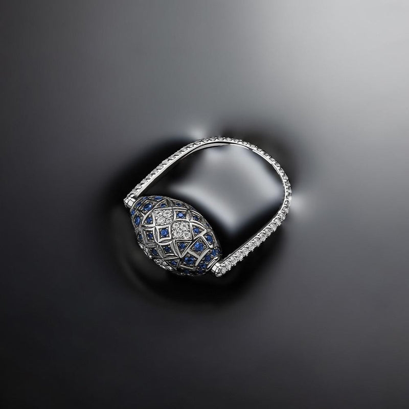 Oval Cross Ring