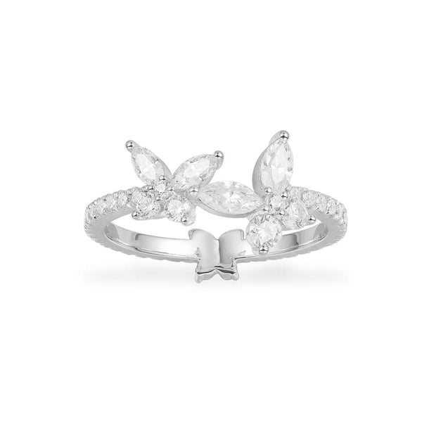 Silver on sale ring butterfly