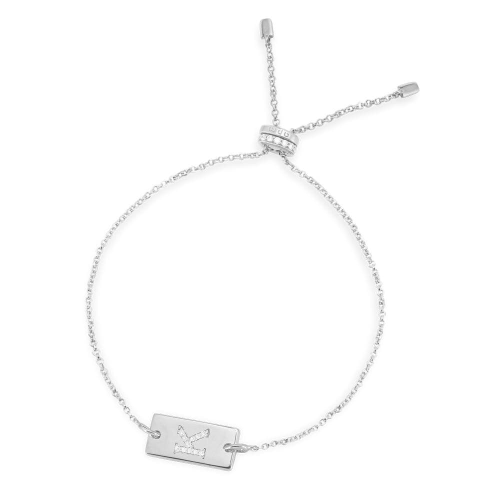 Alphabet Plate Adjustable Bracelet - APM Monaco UK