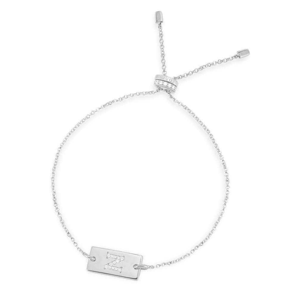 Alphabet Plate Adjustable Bracelet - APM Monaco UK