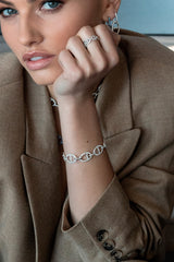APM Monaco Maille Marine Chain Bracelet in SIlver
