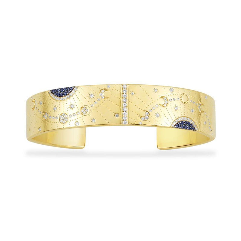 Embellished Sun & Moon Cuff