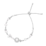 Pearl Flowers Adjustable Bracelet