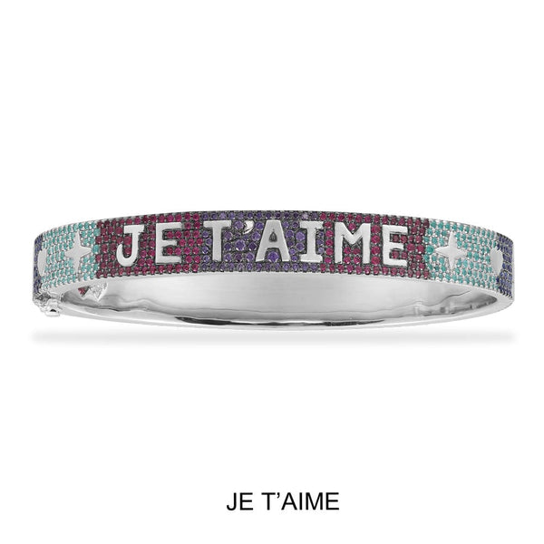 JE T'AIME Multicolor Bangle