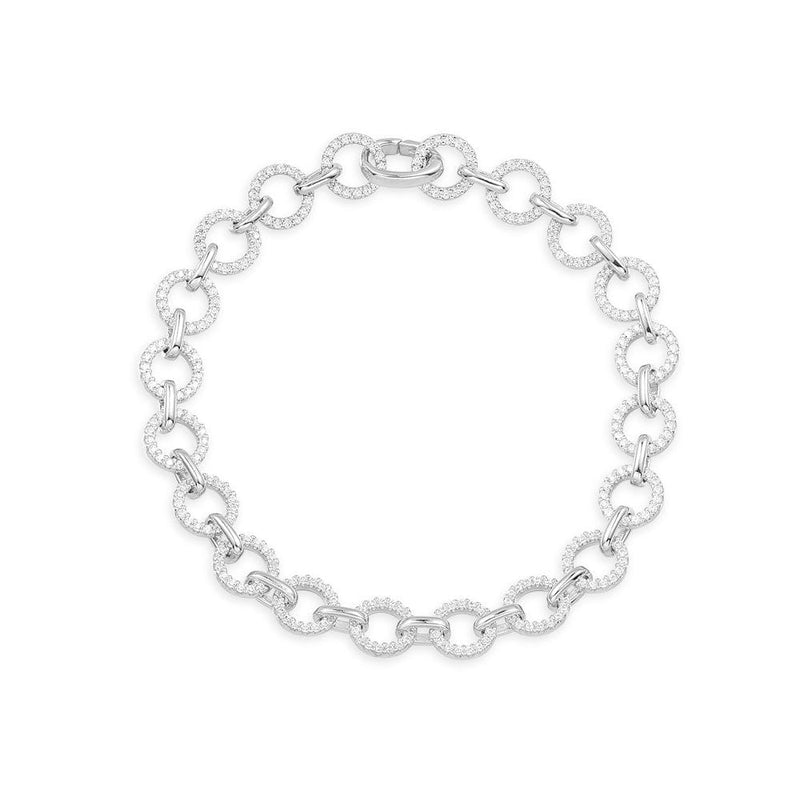 Pavé Round Chain Bracelet