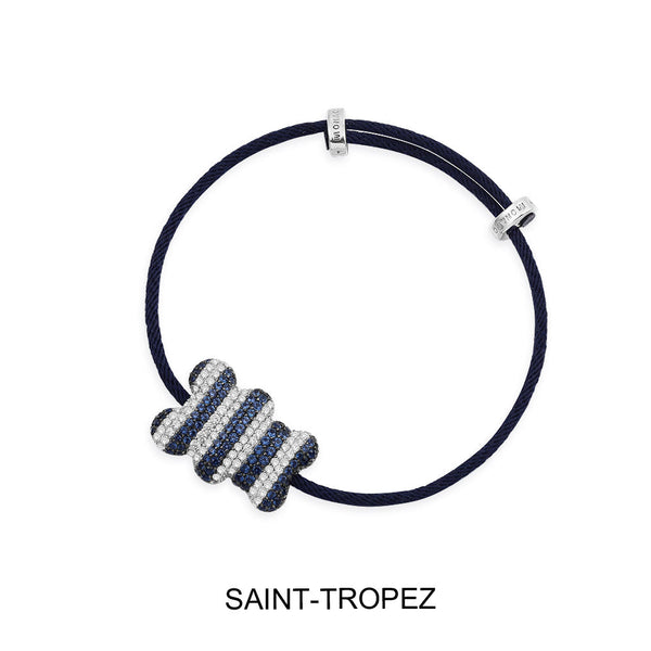 Saint-Tropez Yummy Bear Nylon Adjustable Bracelet