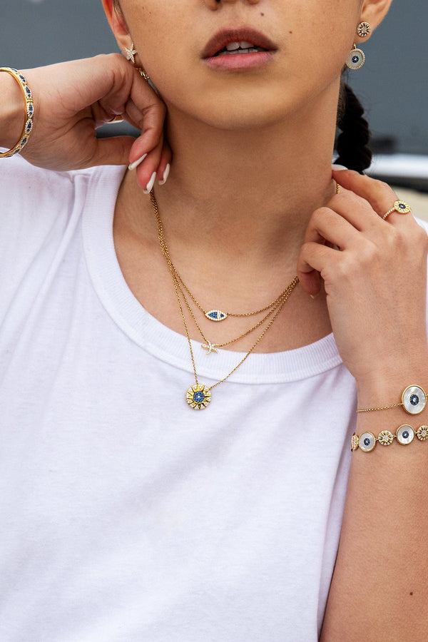 Tropical Sea Triple Adjustable Necklace