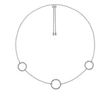 3-Hoop Adjustable Necklace