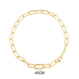 Chain Necklace With Sliding Ring