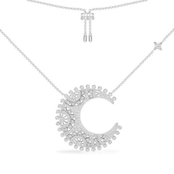Moon Adjustable Statement Necklace