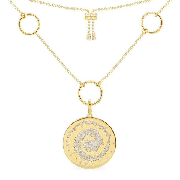 Galaxy Triple Hoop Adjustable Necklace