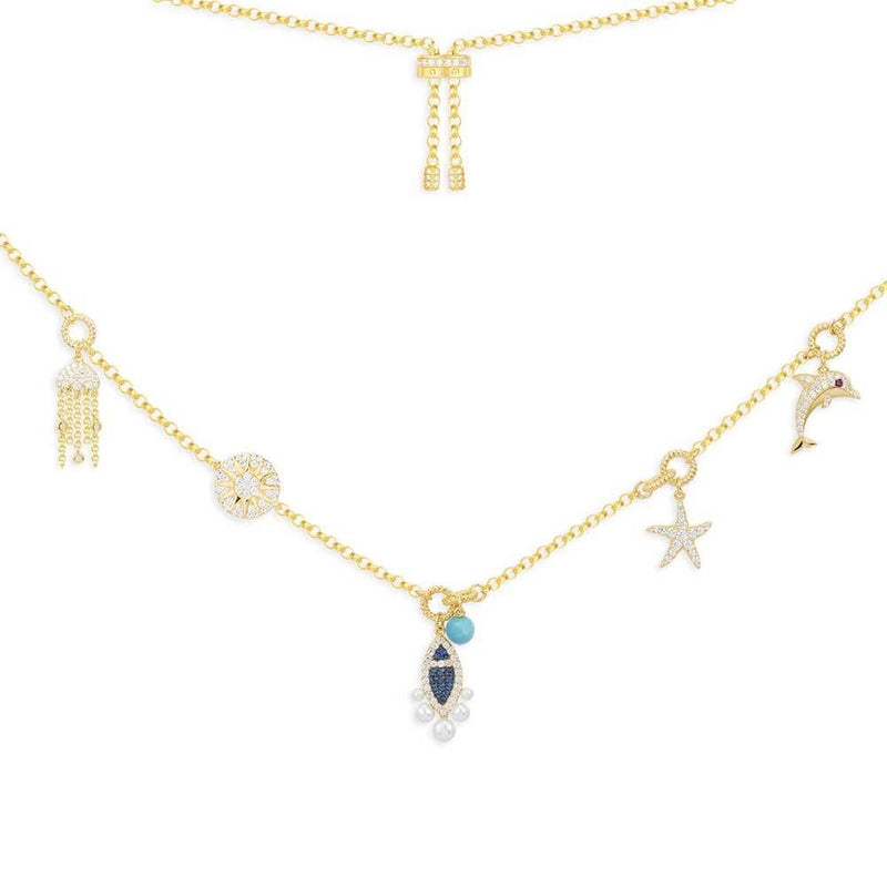Marine Adjustable Necklace