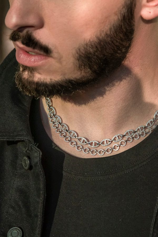 Pavé Round Chain Necklace