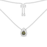 Green Pear Adjustable Necklace