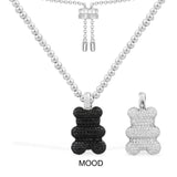 Mood Yummy Bear (Clippable) Adjustable Necklace with Beads