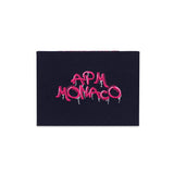 大号粉色刺绣APM Monaco涂鸦珠宝盒