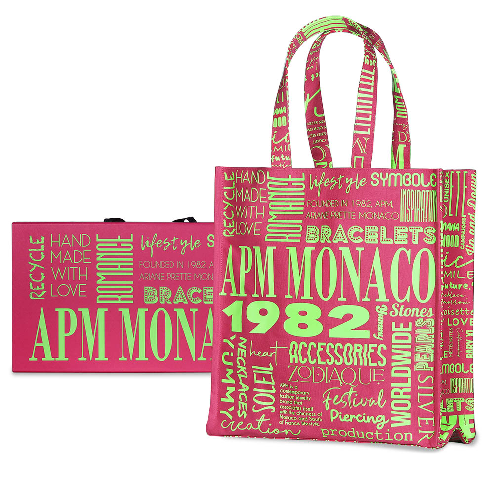 Green ÉTÉ Tote Bag - APM Monaco UK