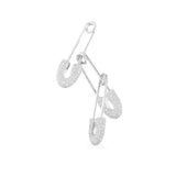 Single Safety Pins Earring