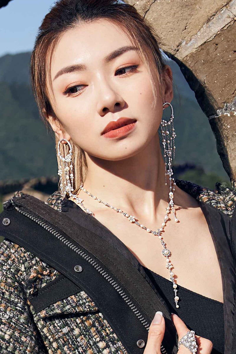 Statement Pearl Drop Earrings