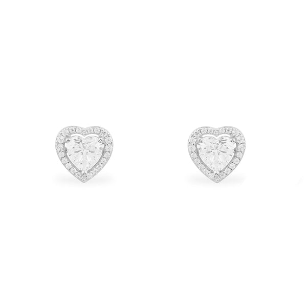Heart Stud Earrings