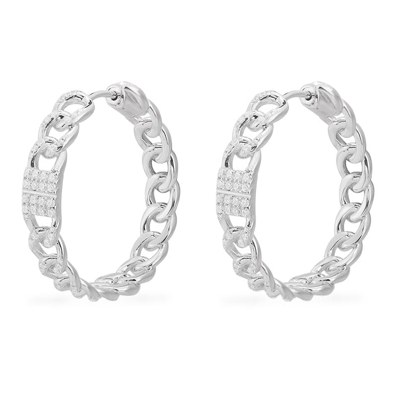Chain Hoop Earring