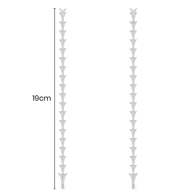 Long Dragon Tail Earrings