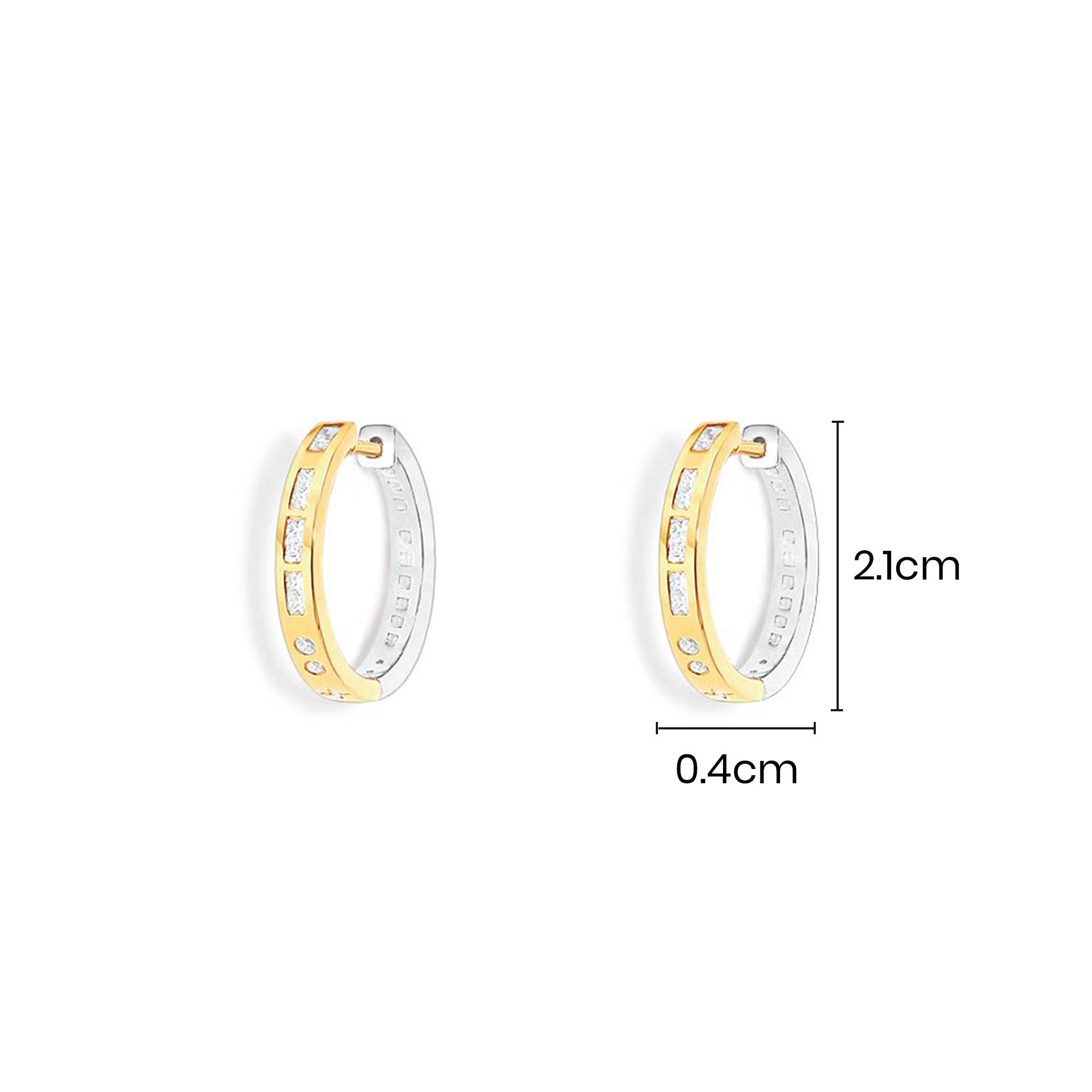 TOI MOI Morse Code Hoop Earrings - APM Monaco UK