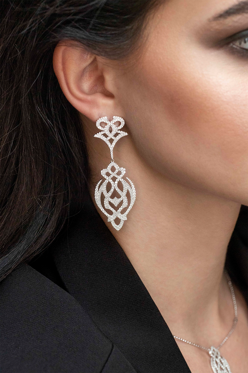 Arabesque Drop Earring