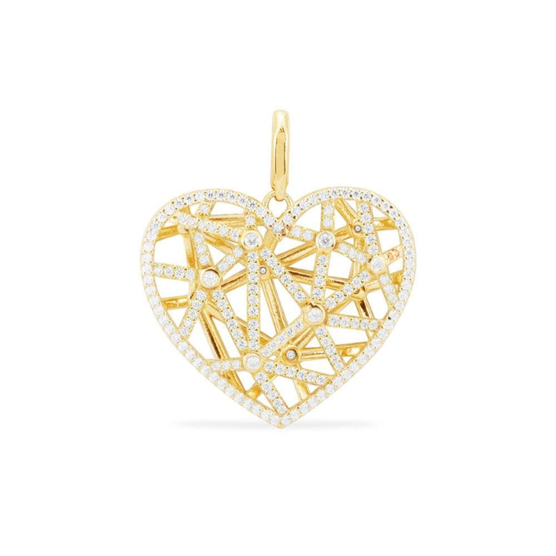 Openwork Heart Medal (Clippable)
