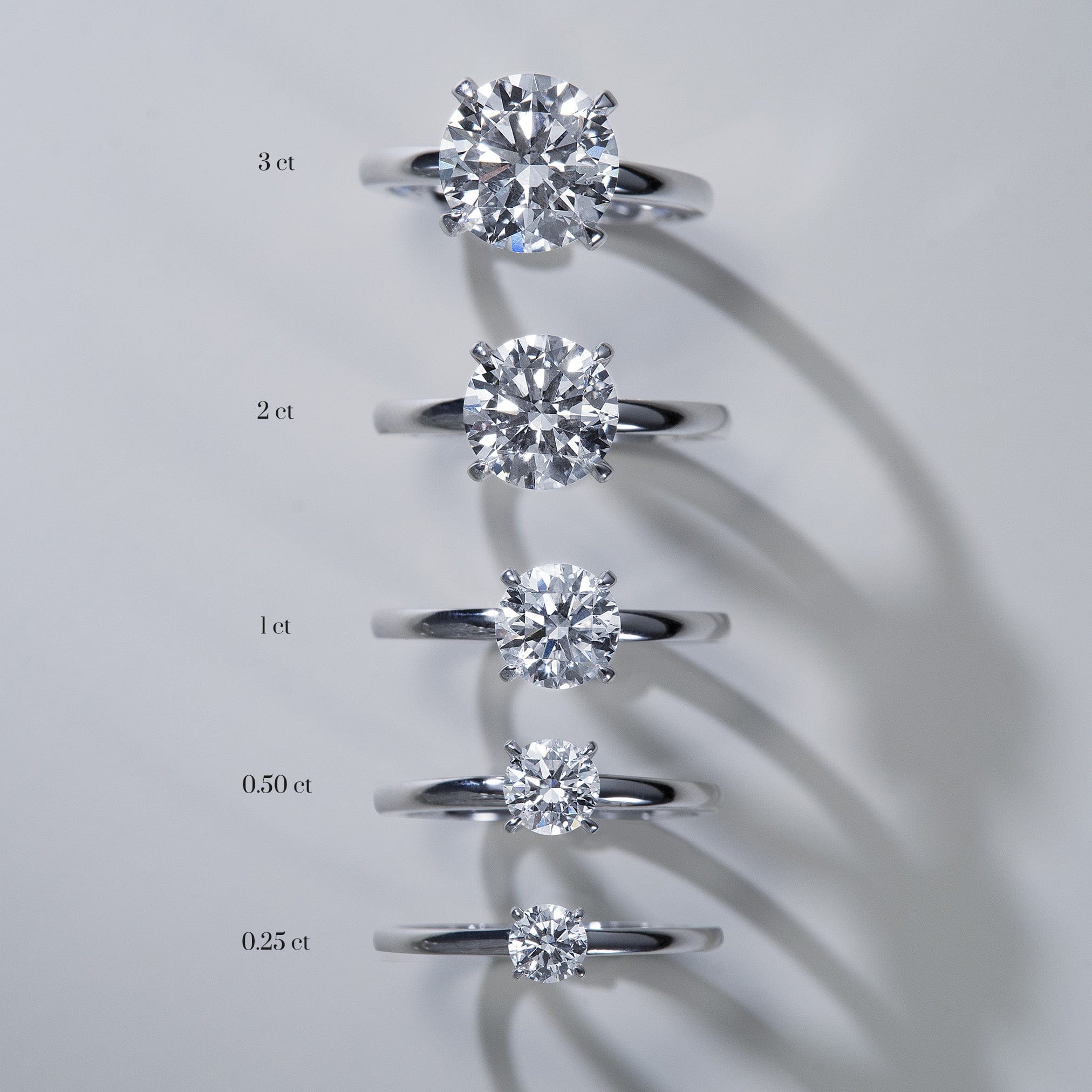 Solitaire Round Diamond Ring (0.50ct)