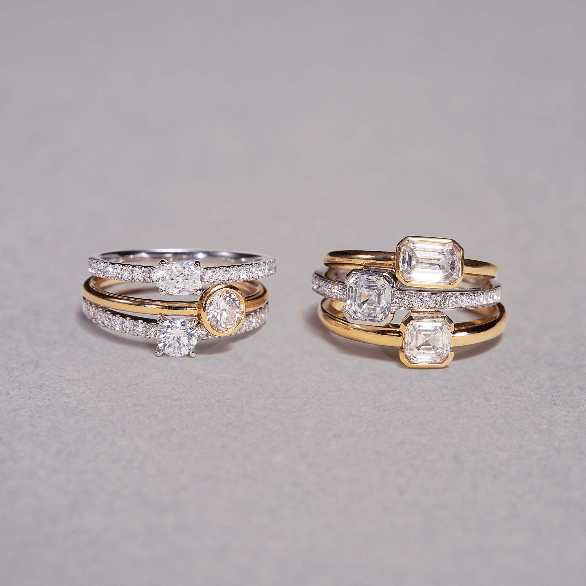 Asscher Diamond Ring (0.35ct)